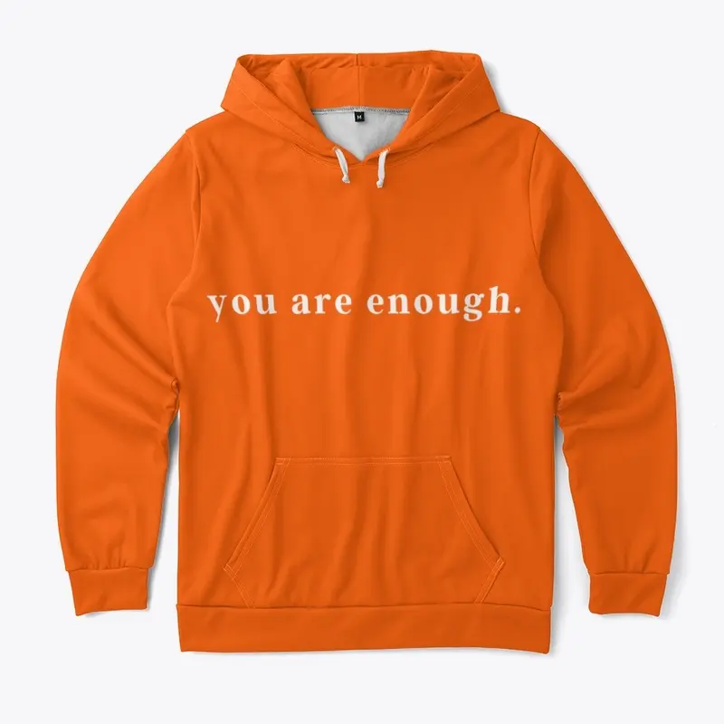 you are enough_white letters