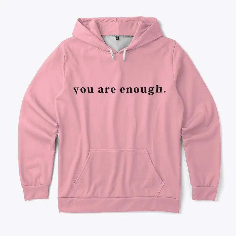 you are enough_black letters